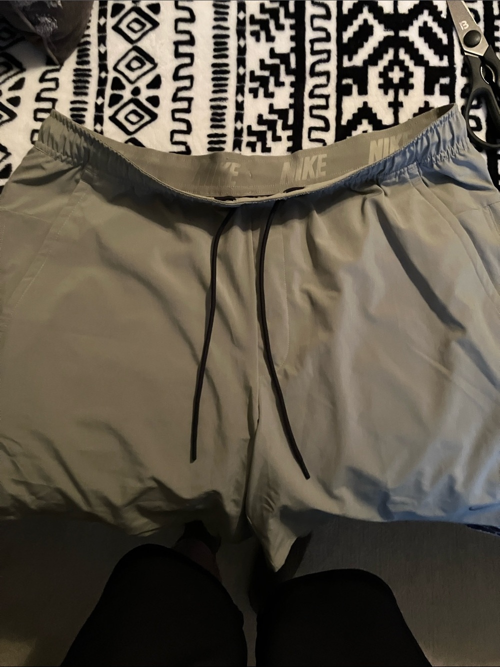 Nike Men’s Gray Athletic Drawstring Shorts